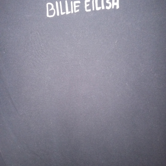 Billie Eilish Black Album 2020 Black Tee Size Medium - Picture 5 of 5